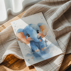 Blue Baby Elephant