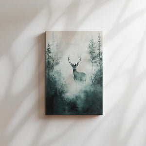 Deer in Misty Glade