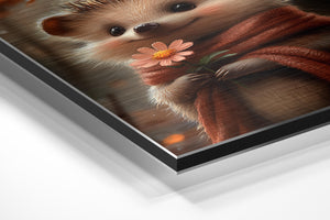 Hedgehog with Flower