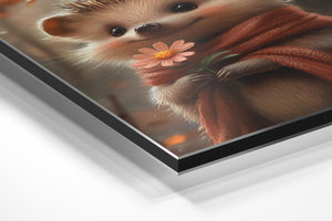 Hedgehog with Flower