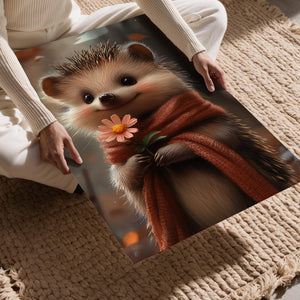 Hedgehog with Flower