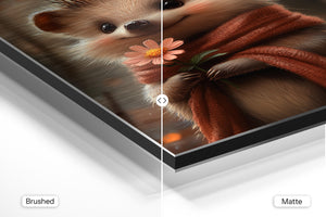 Hedgehog with Flower