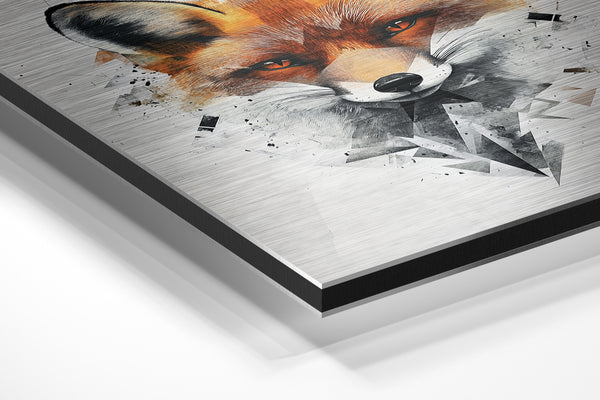 Geometric Fox Portrait