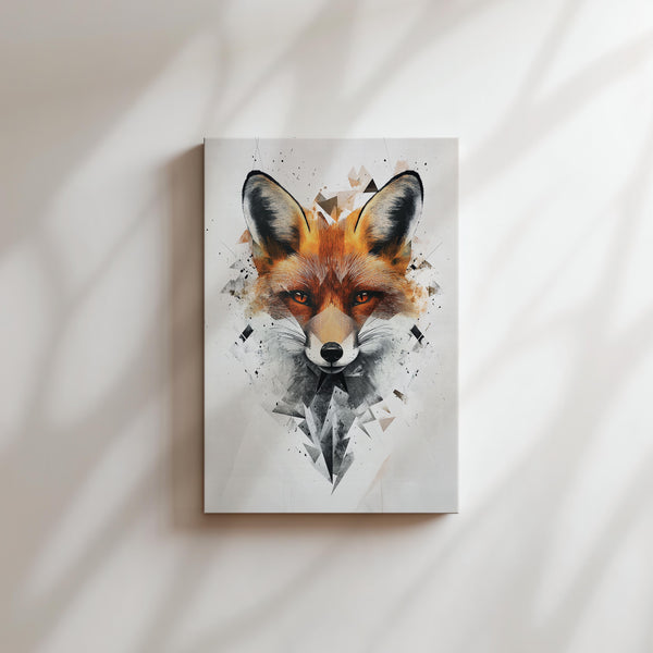 Geometric Fox Portrait