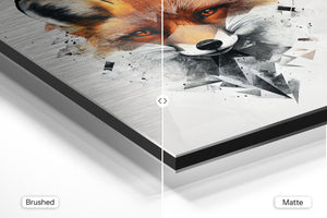 Geometric Fox Portrait