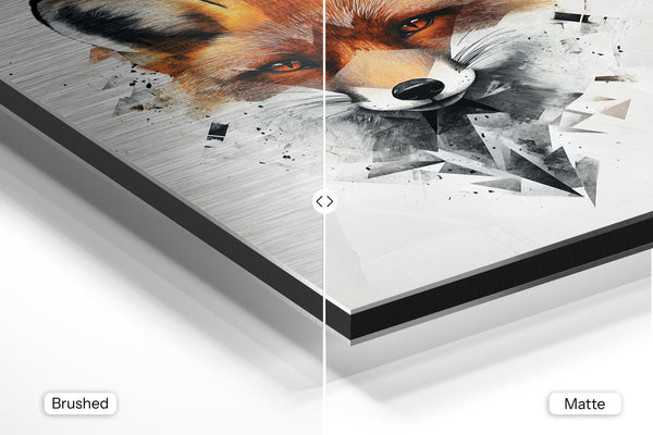 Geometric Fox Portrait