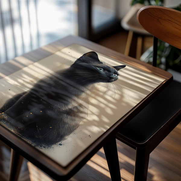 Black Cat Artistic Glow