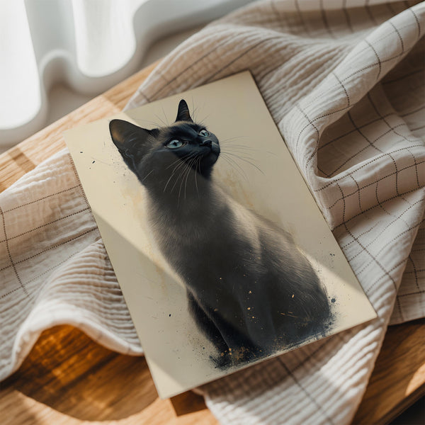 Black Cat Artistic Glow