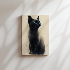 Black Cat Artistic Glow