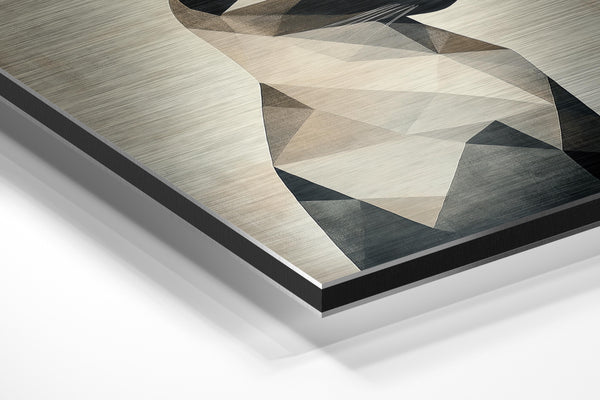 Geometric Cat Portrait