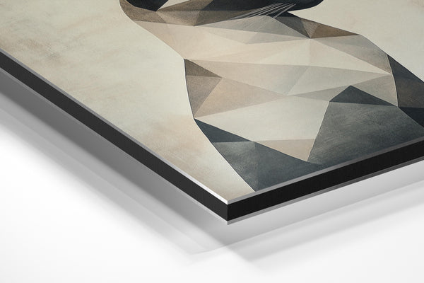 Geometric Cat Portrait