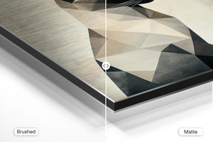 Geometric Cat Portrait