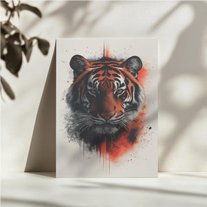 Fierce Tiger Portrait
