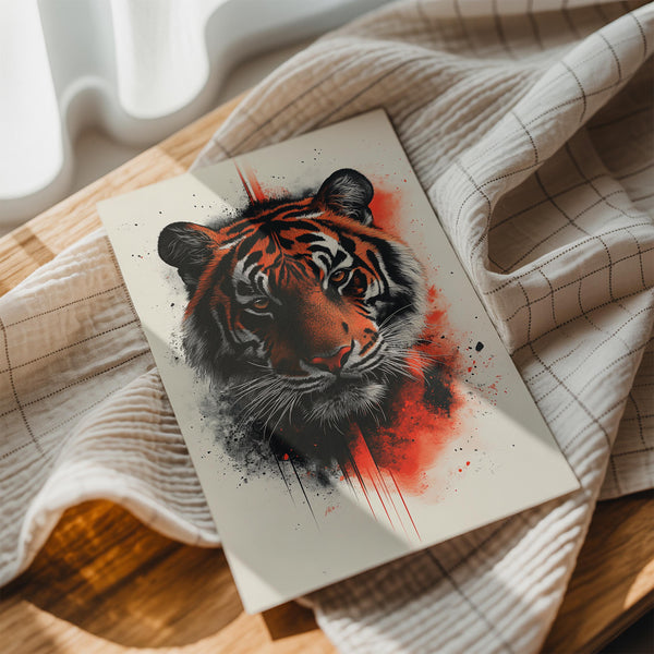 Fierce Tiger Portrait