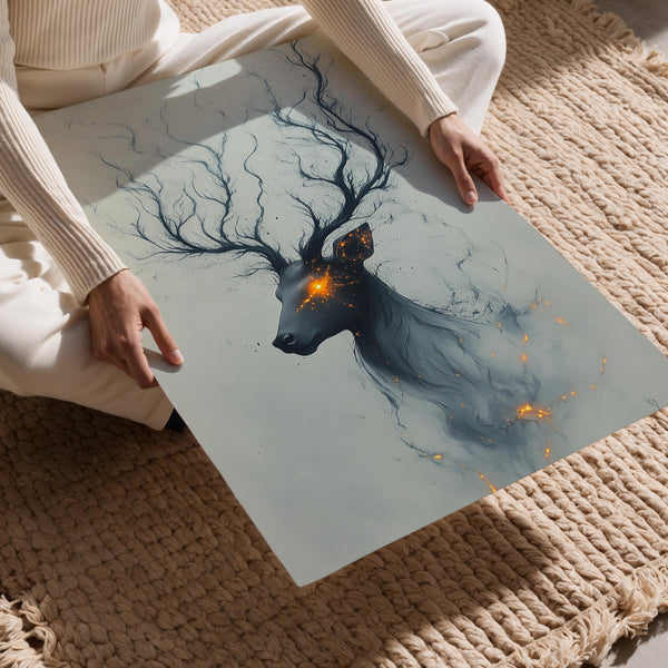 Mystical Glowing Stag