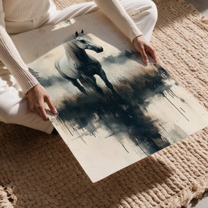 Majestic Horse in Mist