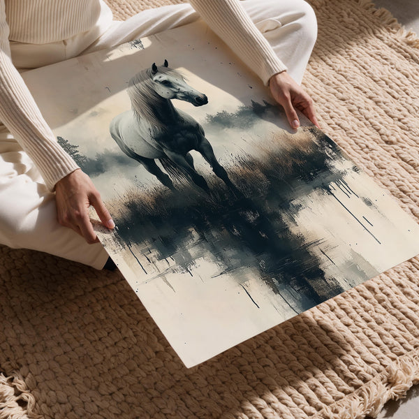 Majestic Horse in Mist