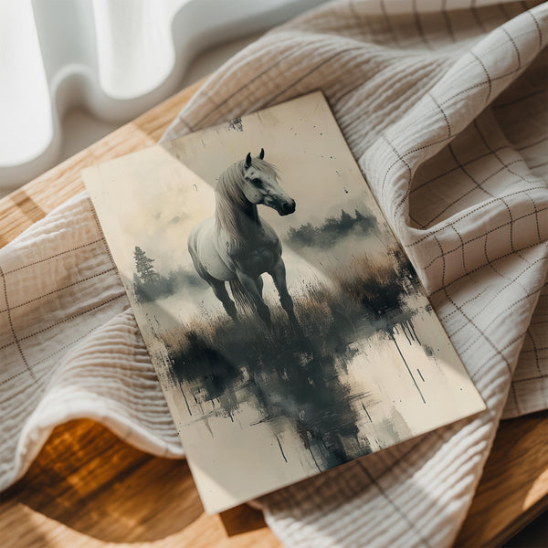 Majestic Horse in Mist