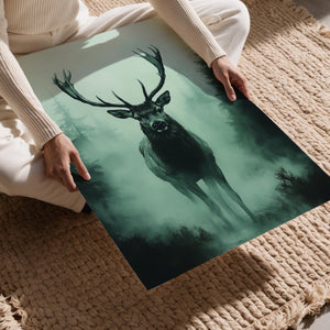 Deer in Mystic Forest