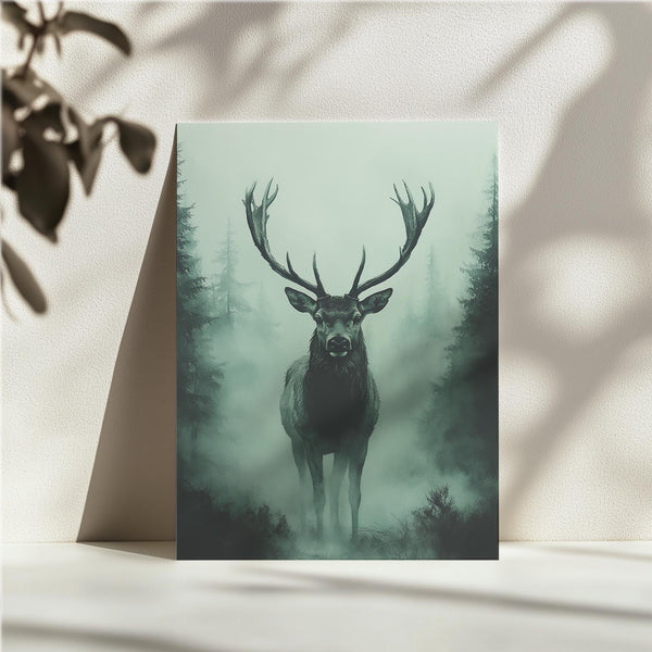 Deer in Mystic Forest