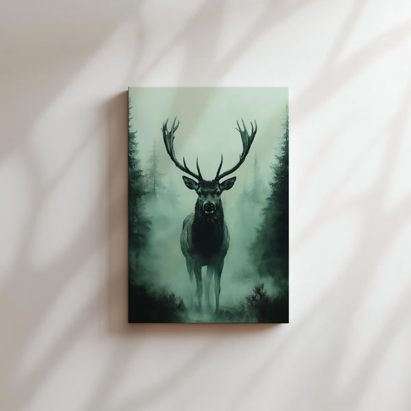 Deer in Mystic Forest