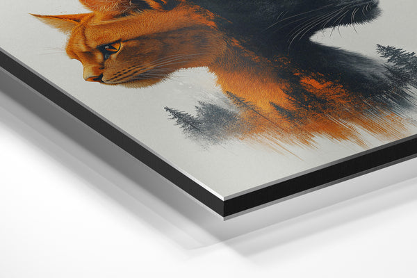 Dual-Tone Feline Contrast