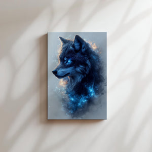 Cosmic Blue Wolf