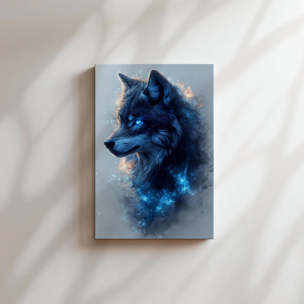Cosmic Blue Wolf
