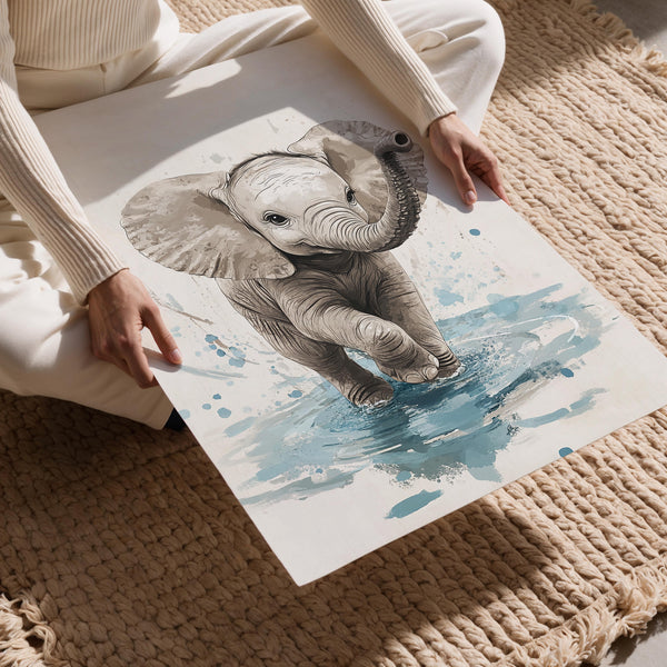 Playful Baby Elephant