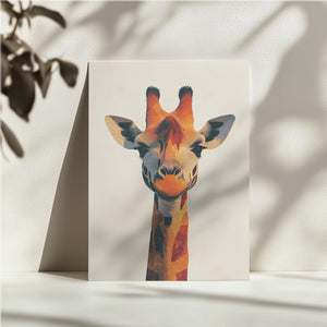 Giraffe Close-Up Portrait