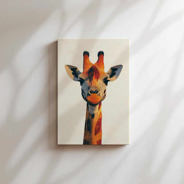Giraffe Close-Up Portrait