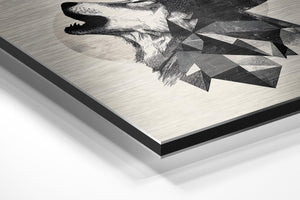 Geometric Howling Wolf