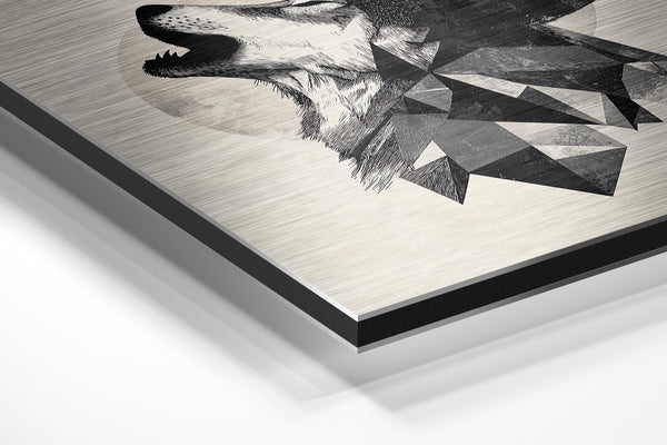 Geometric Howling Wolf