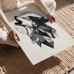 Geometric Howling Wolf