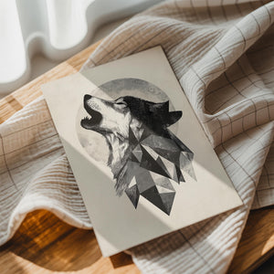 Geometric Howling Wolf