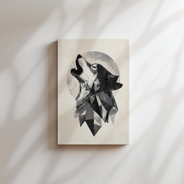 Geometric Howling Wolf