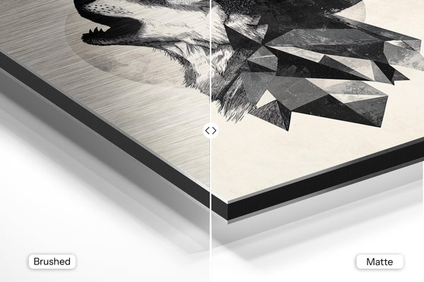 Geometric Howling Wolf