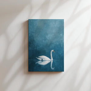 Serene Swan Reflection