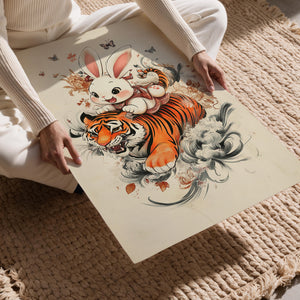 Bunny Riding Tiger