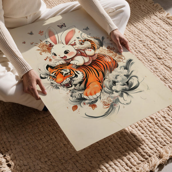 Bunny Riding Tiger