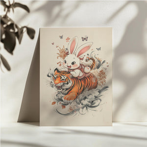 Bunny Riding Tiger