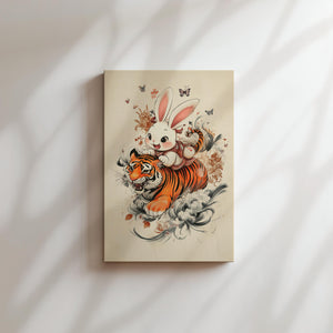 Bunny Riding Tiger