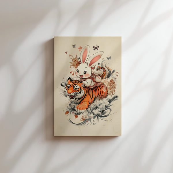 Bunny Riding Tiger