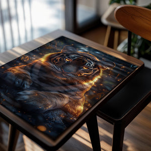 Glowing Tiger Gaze