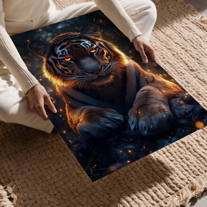 Glowing Tiger Gaze