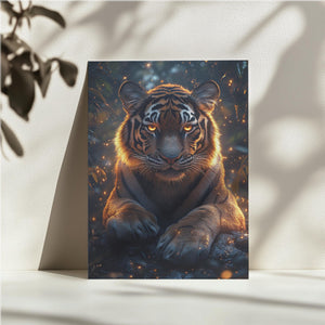 Glowing Tiger Gaze