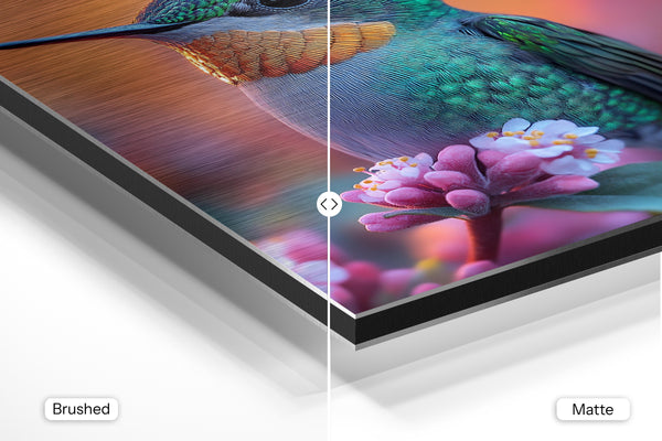 Vibrant Hummingbird and Bloom