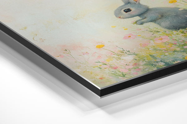 Pastel Bunny in Meadow