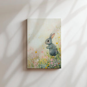 Pastel Bunny in Meadow