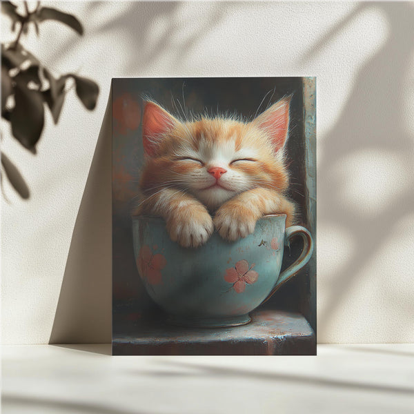 Kitten in Teacup